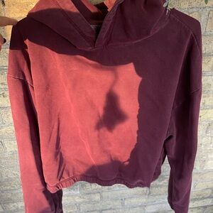 Women's Burgundy Hoodie